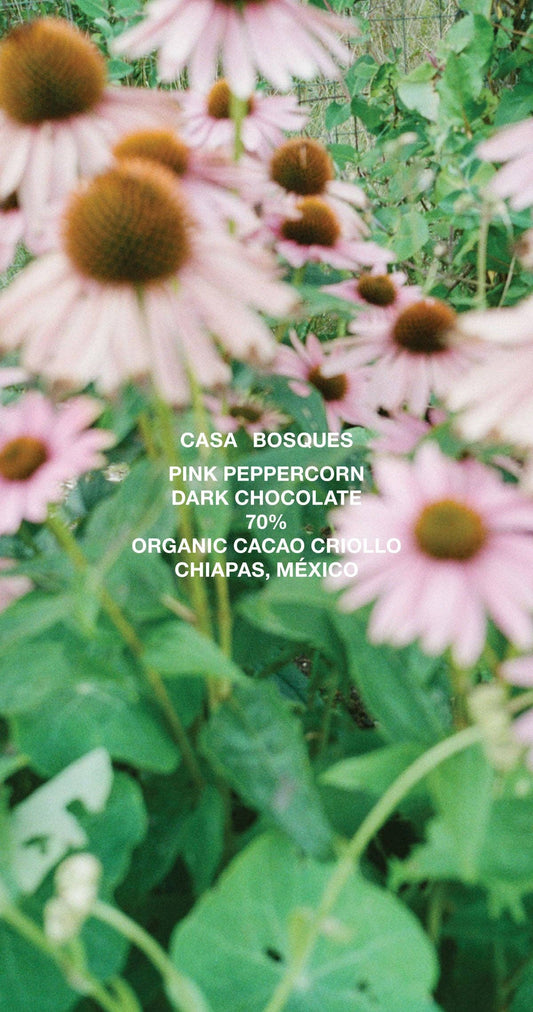 Casa Bosques Pink Peppercorn Chocolate Bar