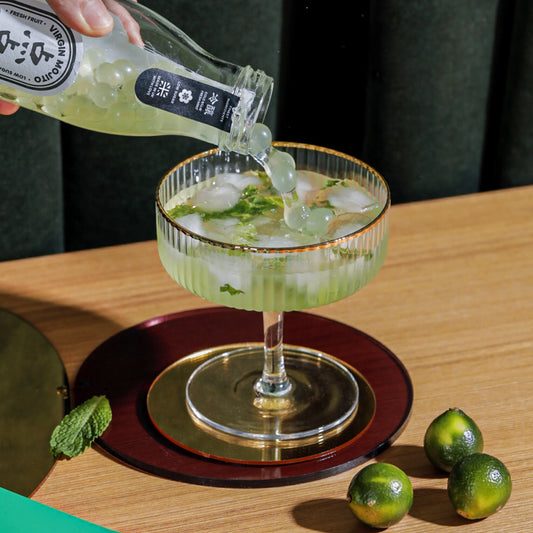 Virgin Mojito Bubble Mocktail