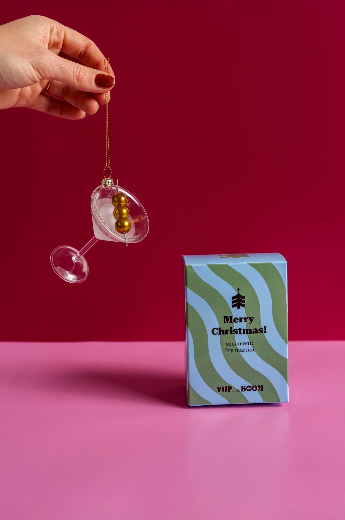 Dry Martini Christmas Ornament