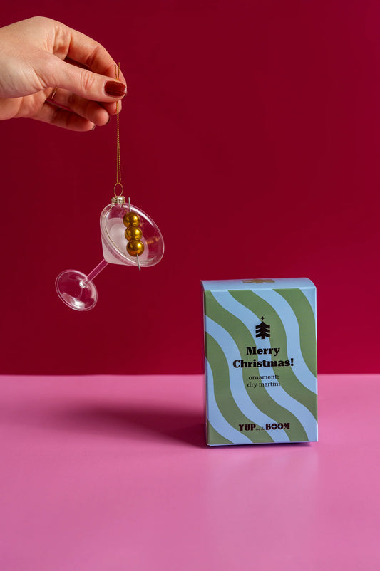 Dry Martini Christmas Ornament