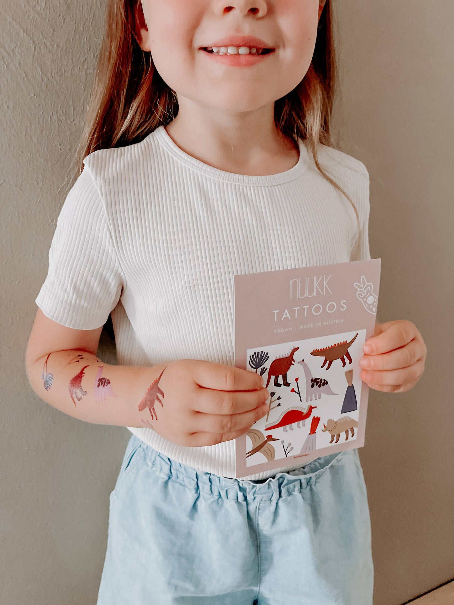 Dino Crew Organic Temporary Tattoos