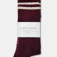 Le Bon Shoppe Maroon Extended Boyfriend Socks