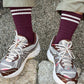Le Bon Shoppe Maroon Extended Boyfriend Socks