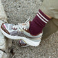 Le Bon Shoppe Maroon Extended Boyfriend Socks