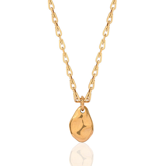 A Weathered Penny Gold Aspen Necklace