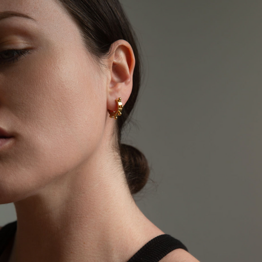 Gold Bessie Hoops