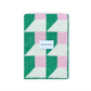 Grass Pink Cubics Blanket