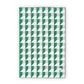 Grass Pink Cubics Blanket