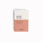 Perfume packaging with 'gueule de bois' text on a white background