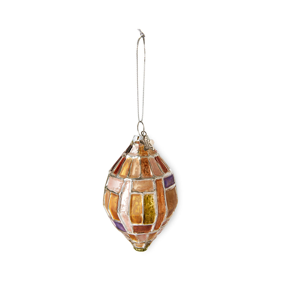 HKliving Brutalist Oval Christmas Ornament