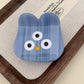 A cute blue rabbit monster hair claw with three whimsical eyes. This playful design adds a quirky touch to hairstyles, perfect for showcasing personality during Halloween or any fun occasion. The accessory combines charm and whimsy, making it a delightful addition to your collection.