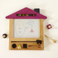 kiko+ & gg* Oekaki House Magnetic Drawing Board Cat