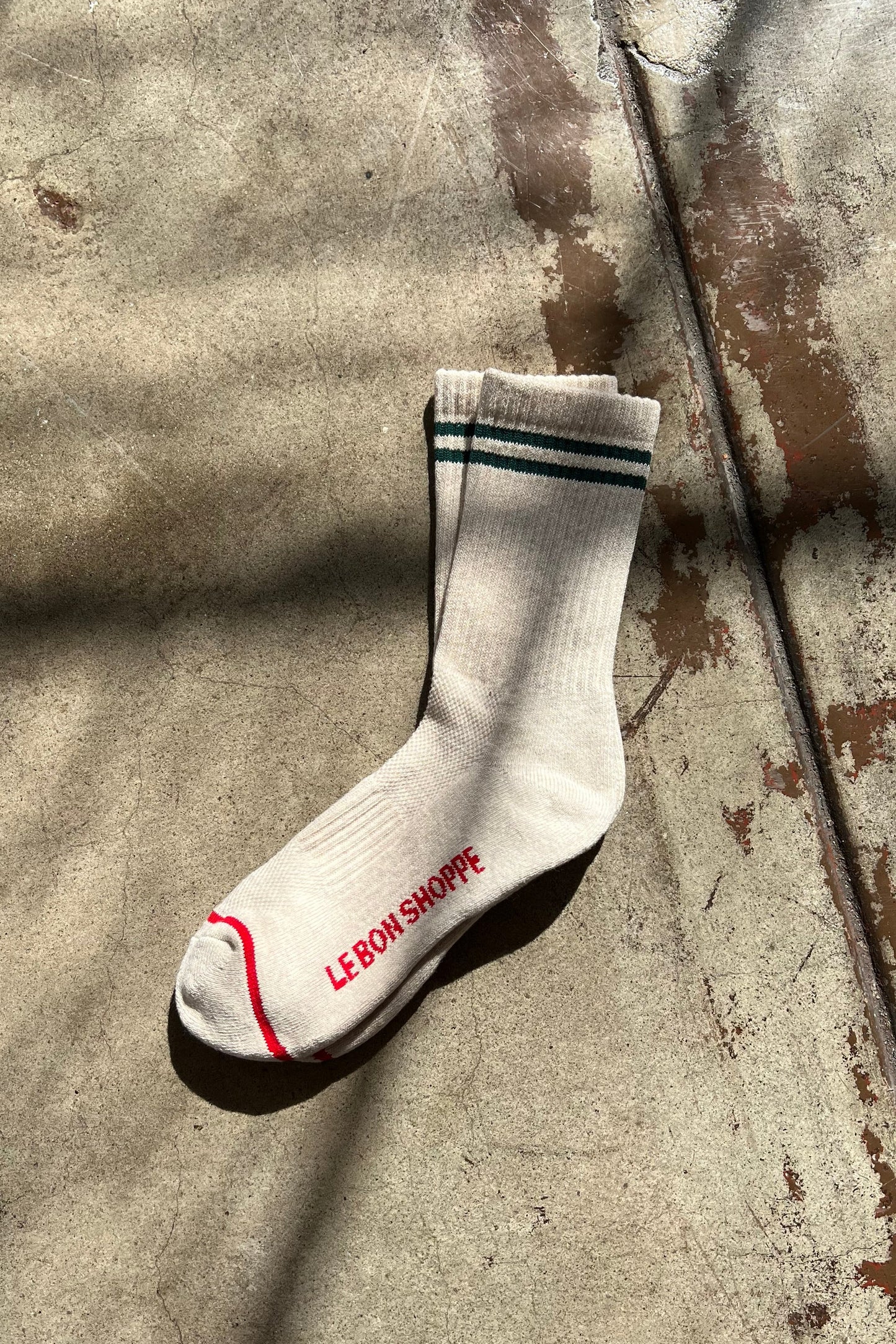 Le Bon Shoppe Oatmeal Boyfriend Socks