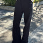 Le Bon Shoppe Black Canvas Bon Pants