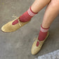Le Bon Shoppe Terracotta Girlfriend Socks
