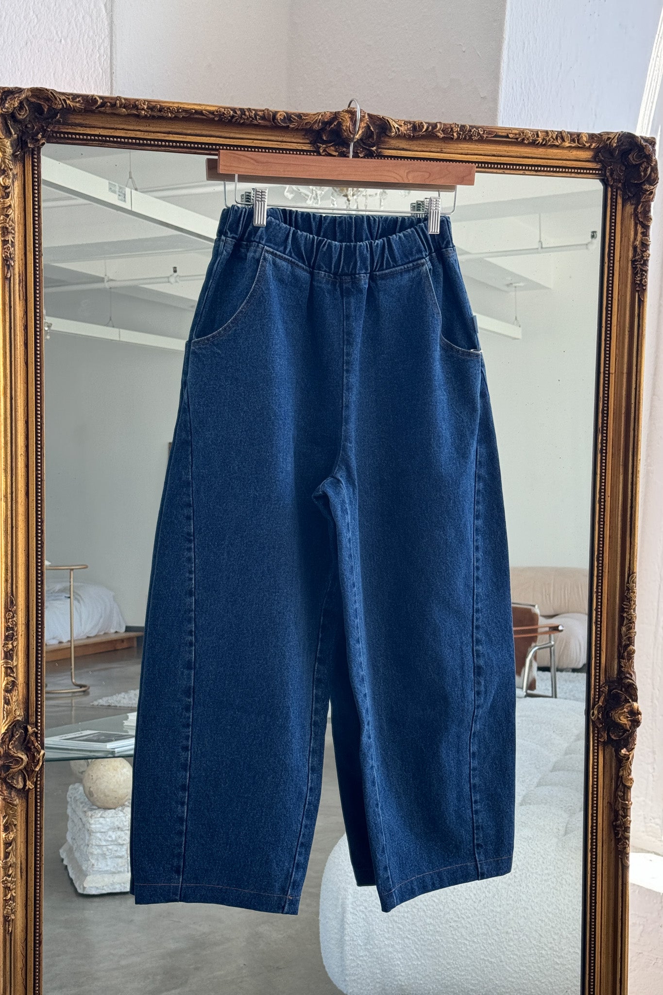 Le Bon Shoppe Blue Denim Arc Pants