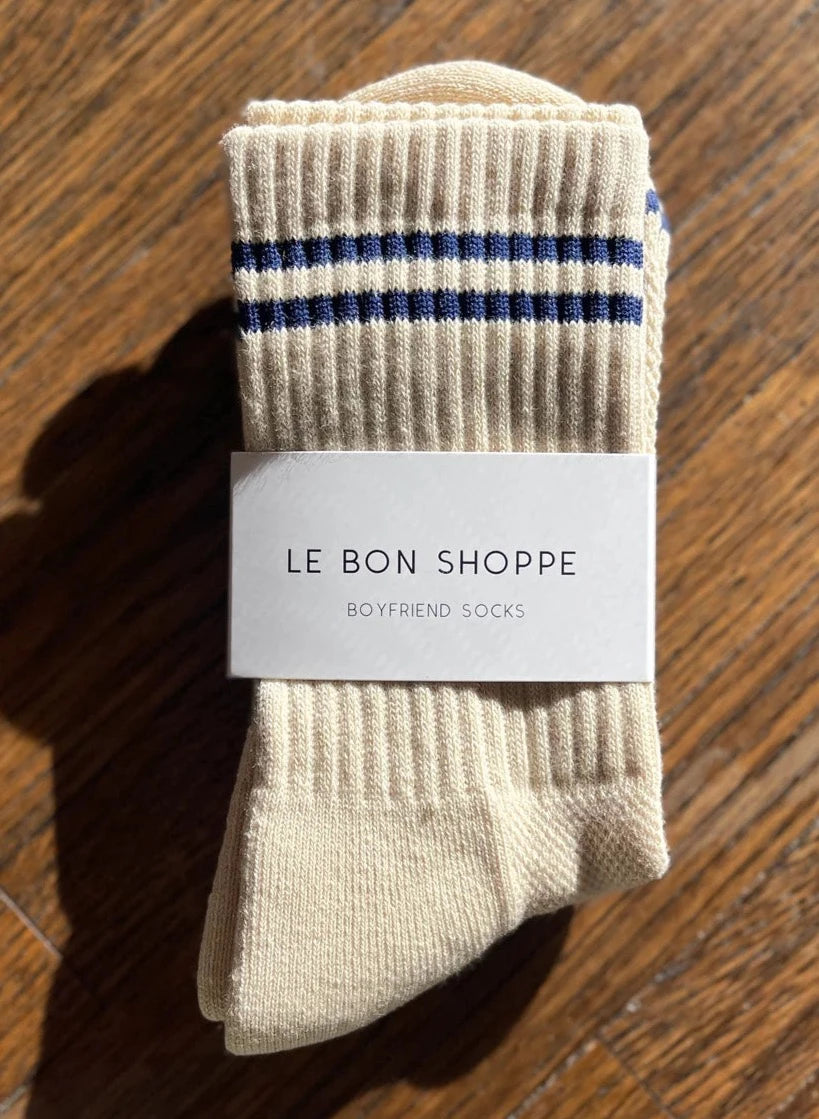 Le Bon Shoppe Cashew Boyfriend Socks