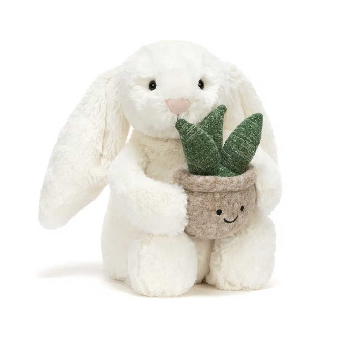 Jellycat Cream Bunny With Plant