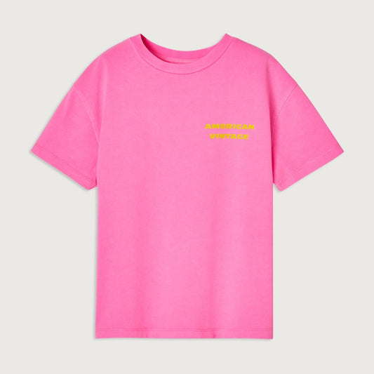 American Vintage Kids Fluo Pink Fizvalley T-Shirt