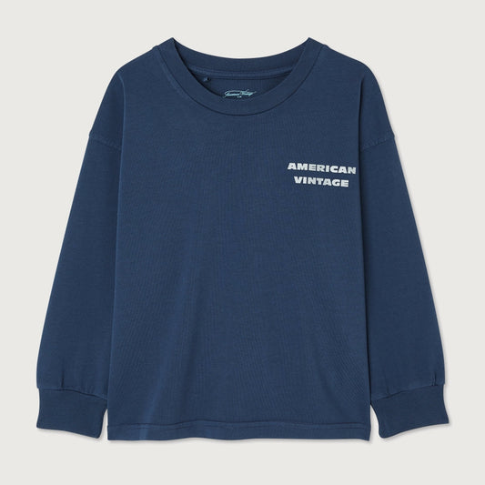 American Vintage Kids Vintage Blue Fizvalley T-Shirt