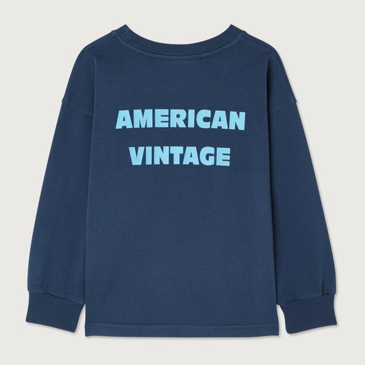 American Vintage Kids Vintage Blue Fizvalley T-Shirt