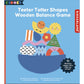 Teeter Totter Shape Wood Balance Game