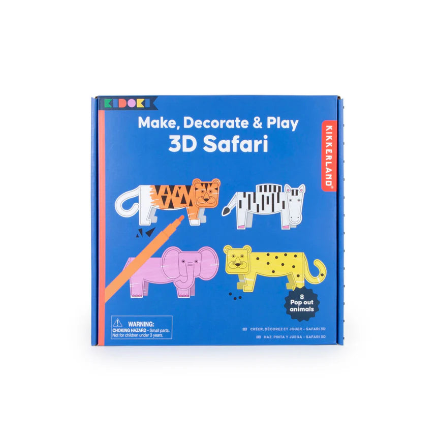 Make, Decorate & Play – 3D Safari