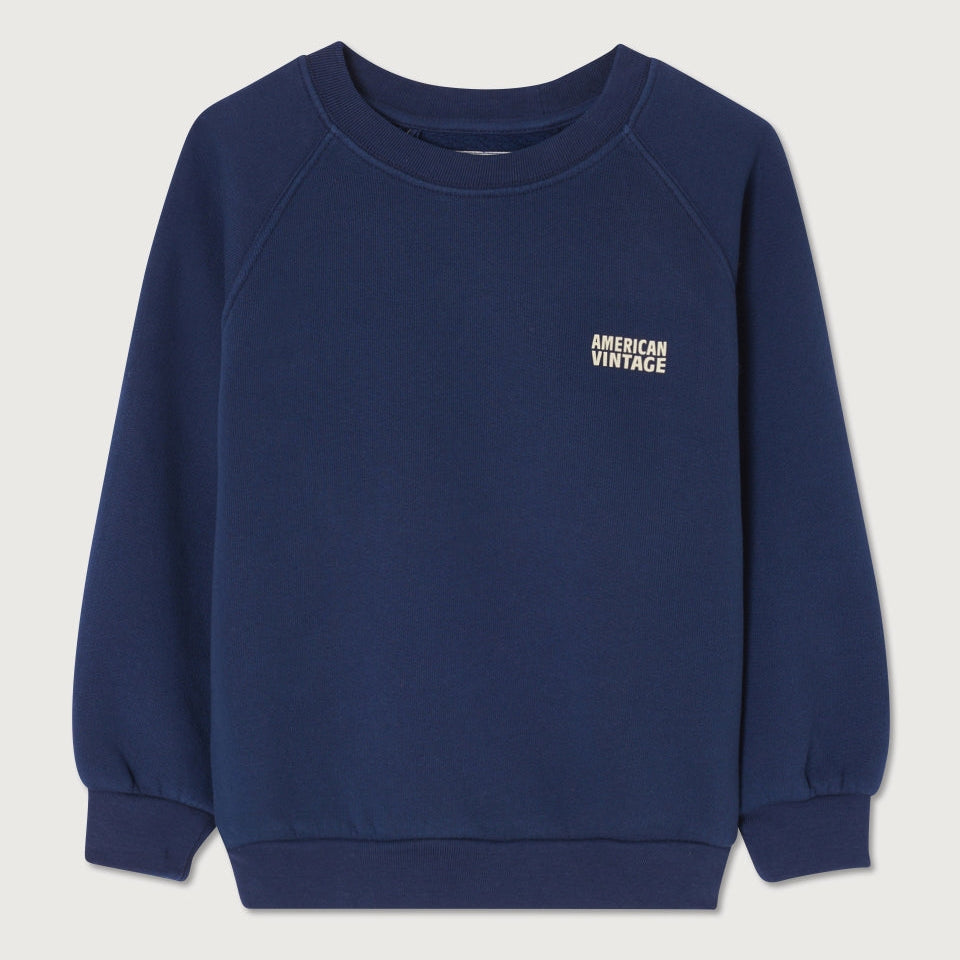 American Vintage Kids Vintage Navy Izubird Sweatshirt