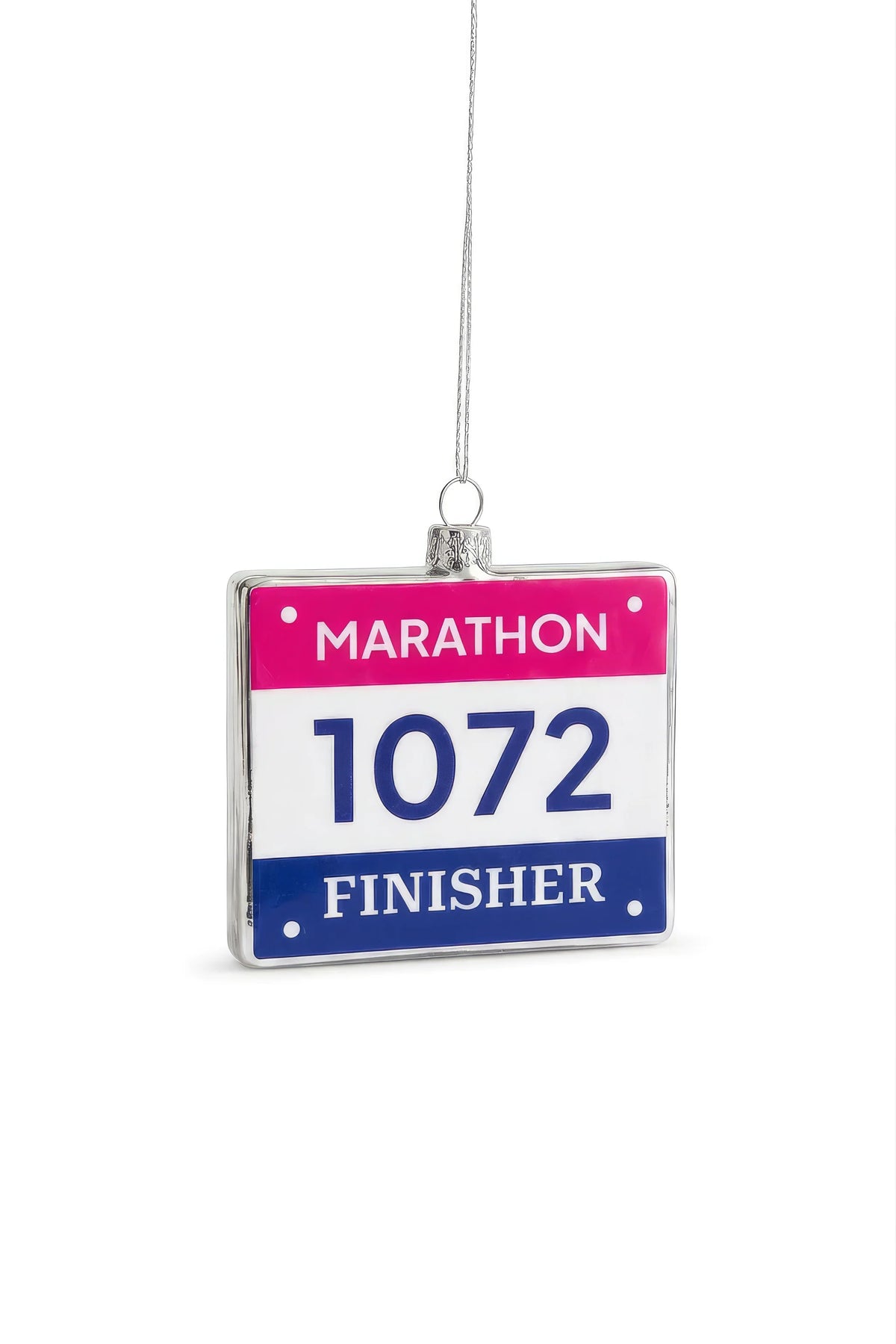 Marathon Bib Christmas Ornament