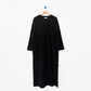 Le Bon Shoppe Black Soft Jersey Henley Dress