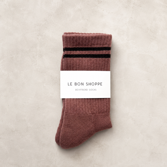 Le Bon Shoppe Clay Boyfriend Socks