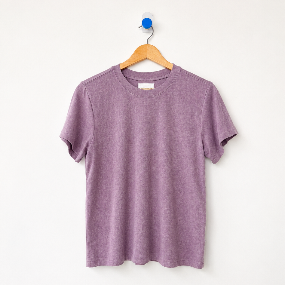 Le Bon Shoppe Lavender Bo Linen Blend Tee