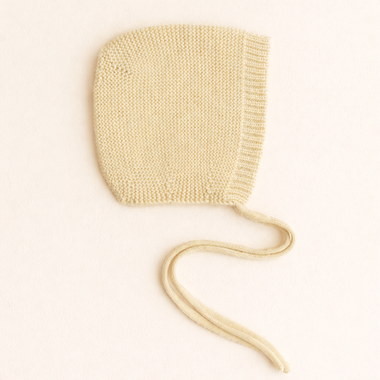 Light Yellow Dolly Bonnet 1-3m