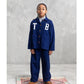 Tom & Boy Navy Wide Leg Organic Cotton Trousers