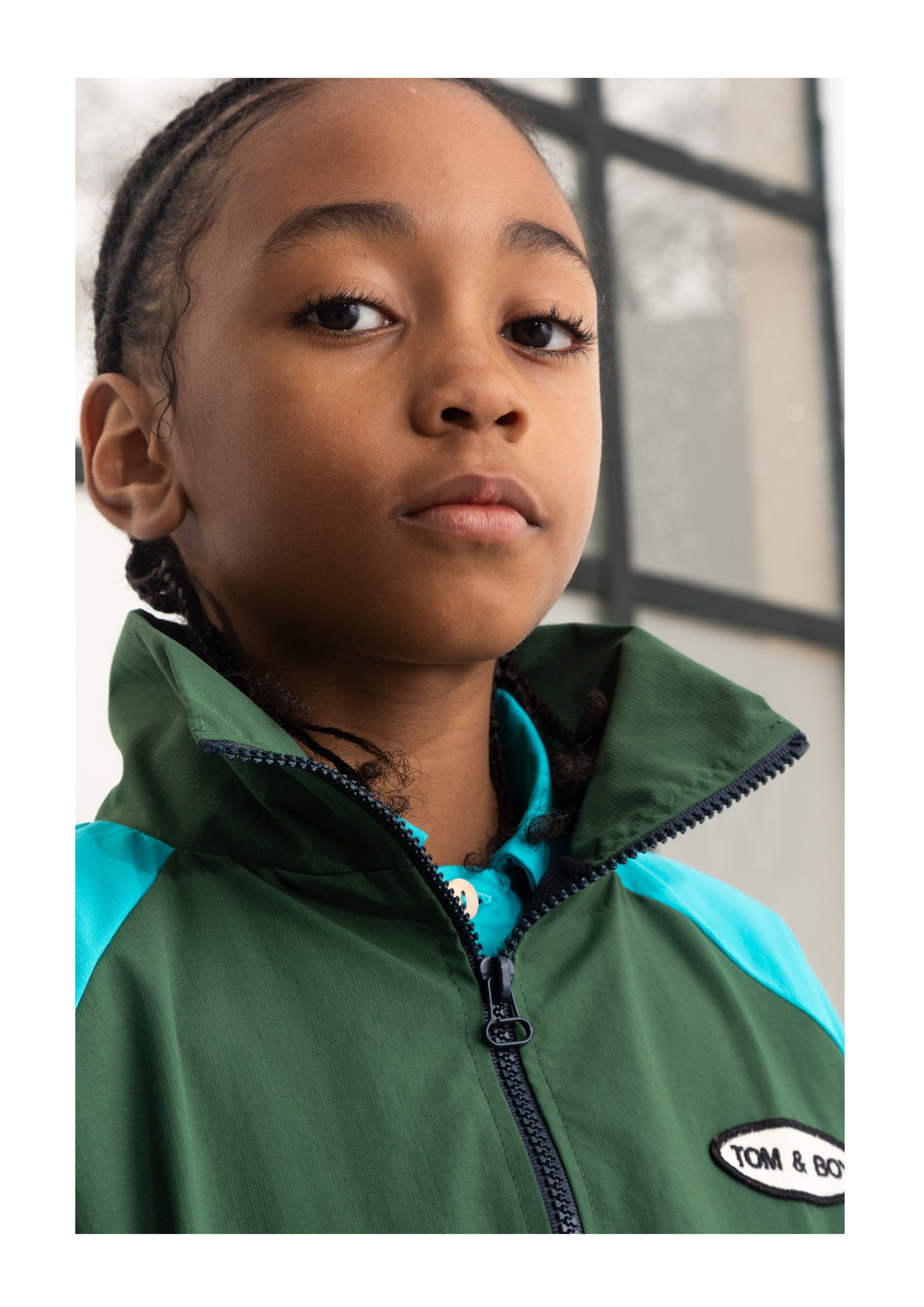Tom & Boy Green & Blue Track Jacket