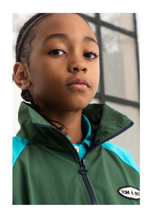 Tom & Boy Green & Blue Track Jacket