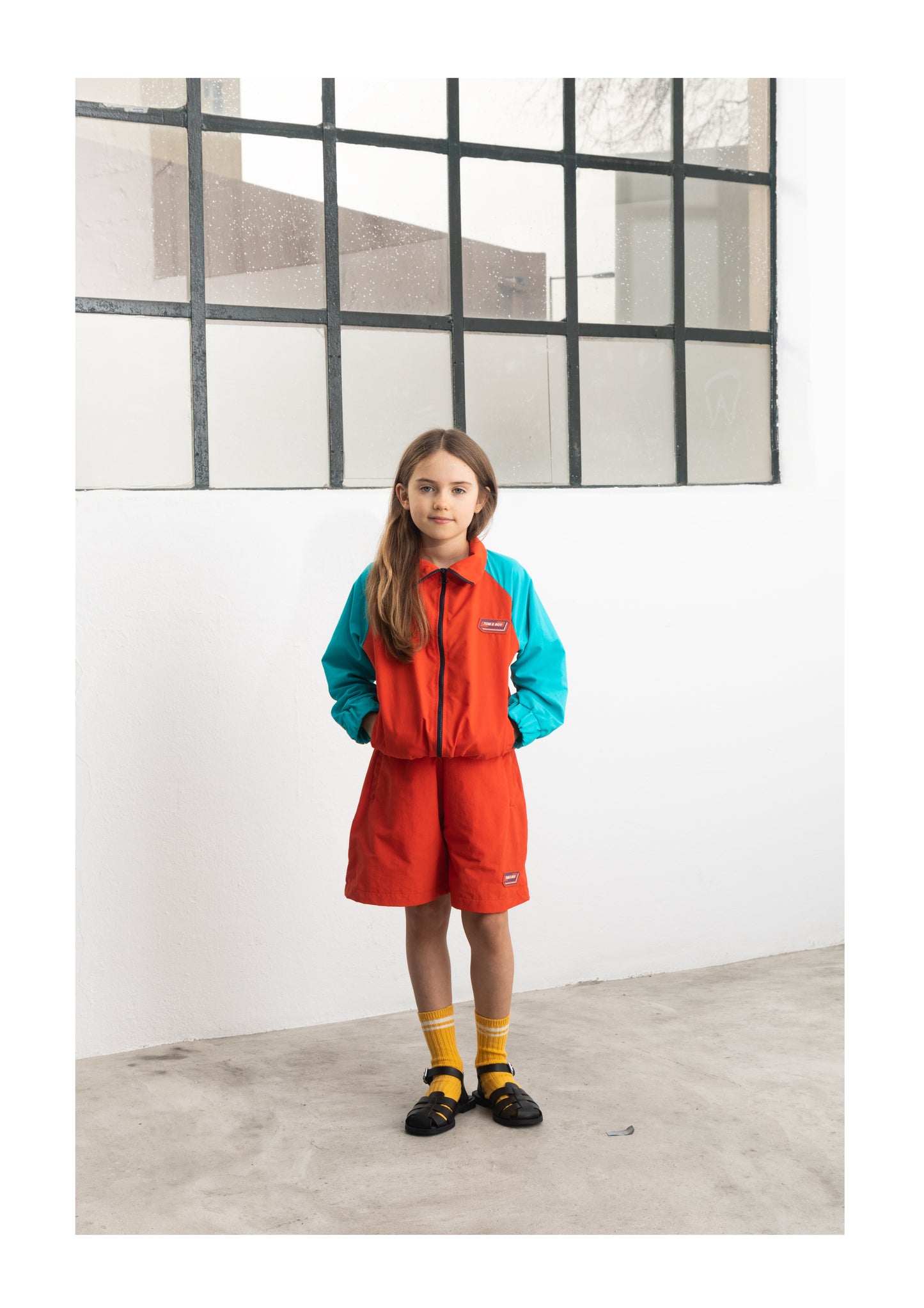 Tom & Boy Orange & Blue Track Jacket