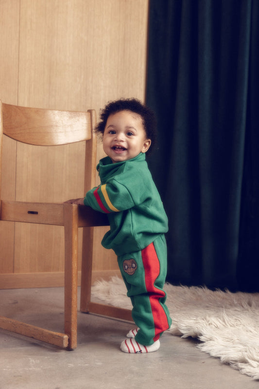 Mini Rodini E.T Embroidered Half Zip Sweatshirt