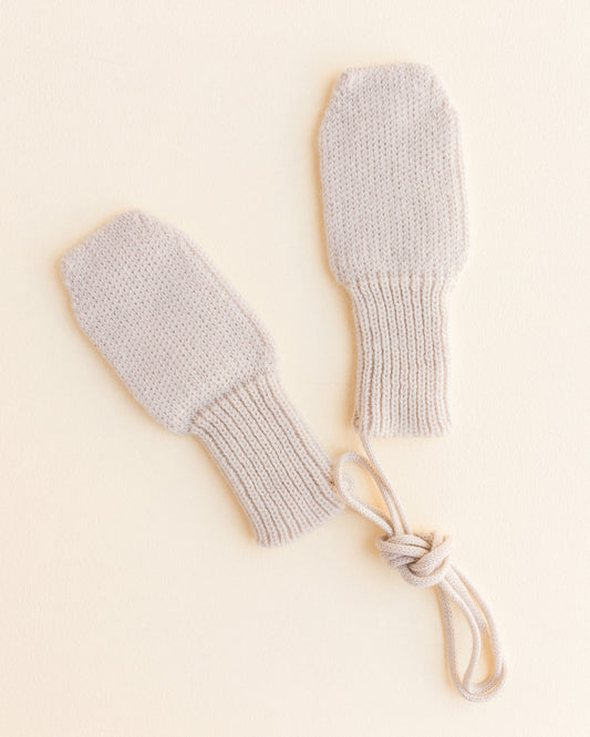 Cream Fiza Mittens