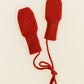 Red Fiza Mittens