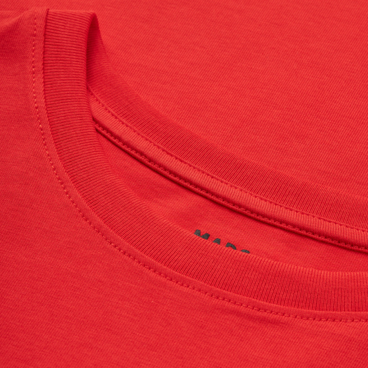 Mads Nørgaard Fiery Red Cotton Jersey Jess Tee