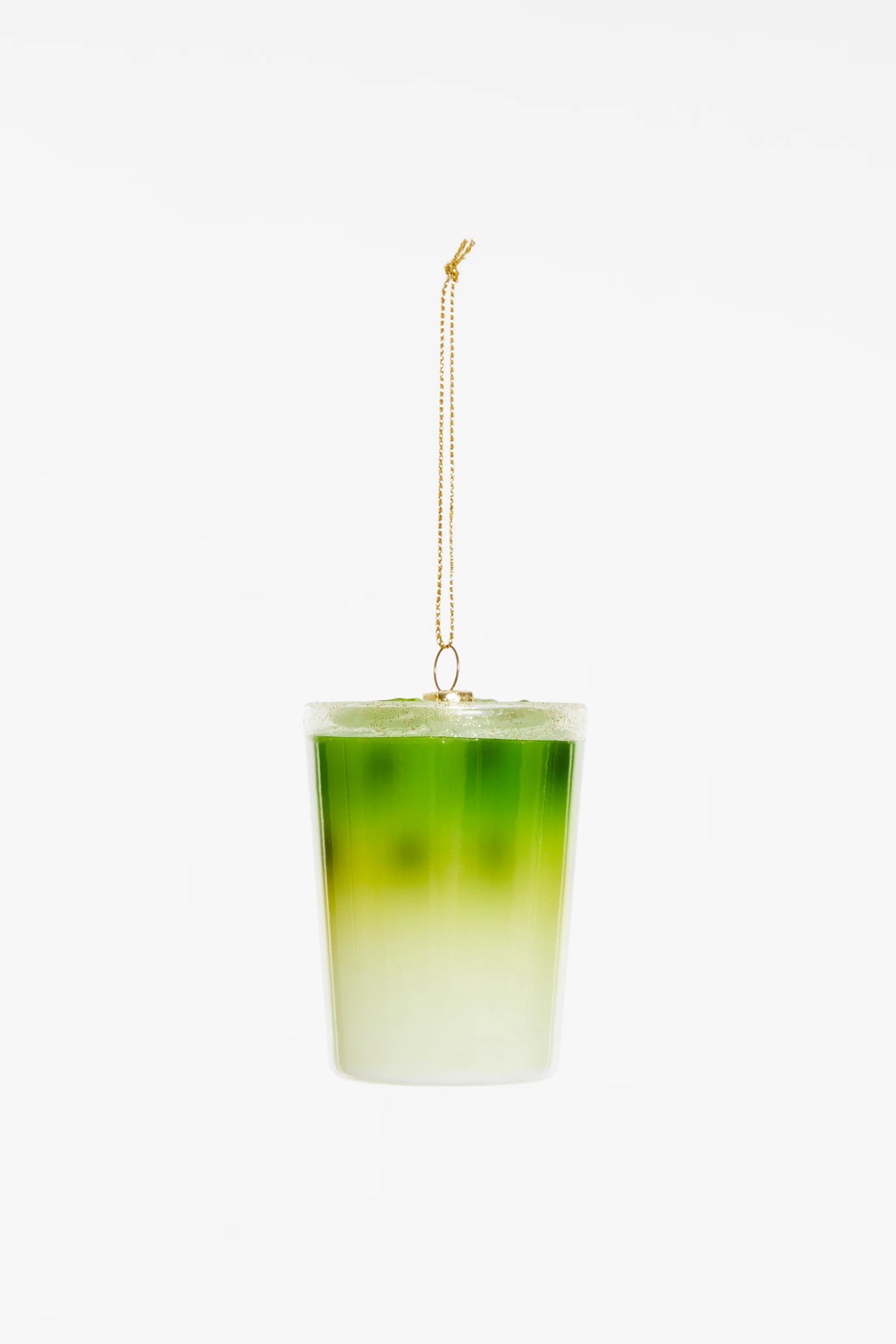 Iced Matcha Latte Christmas Ornament