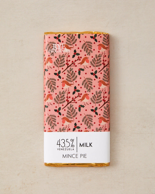 Mince Pie Milk Chocolate Bar - 43.5% Venezuelan