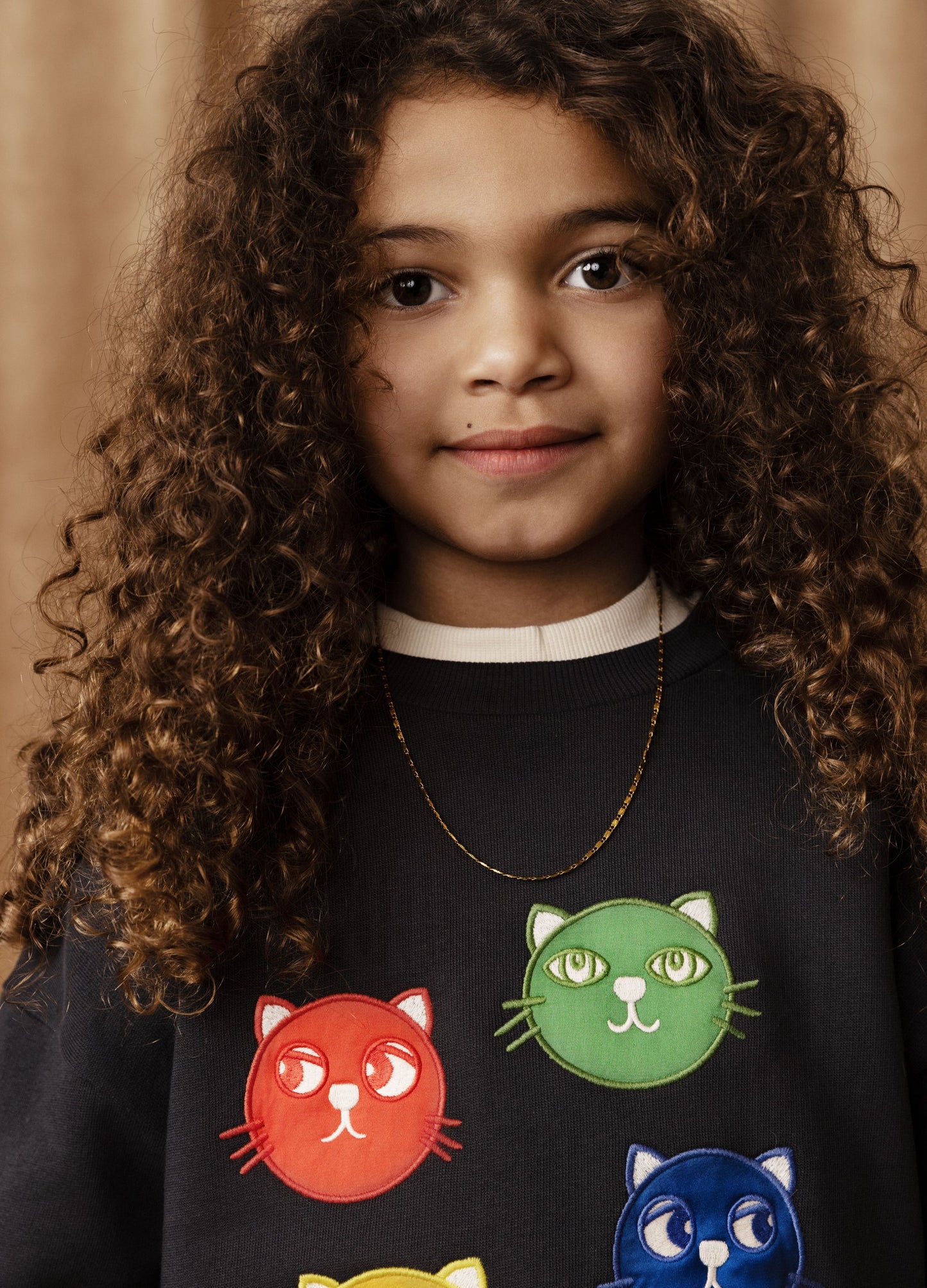 Mini Rodini Cool Cats Application Sweatshirt