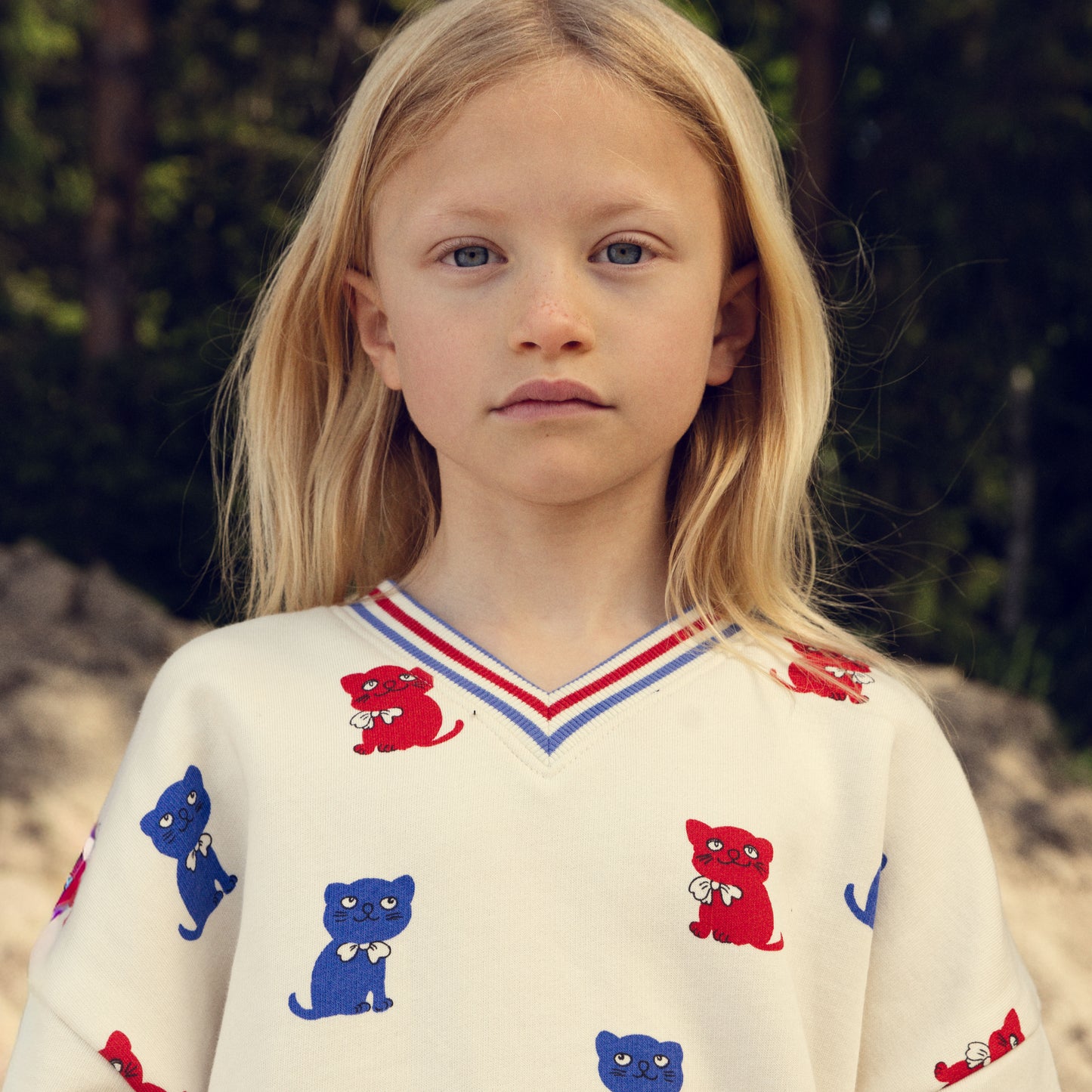 Mini Rodini Kittens Sweat Dress