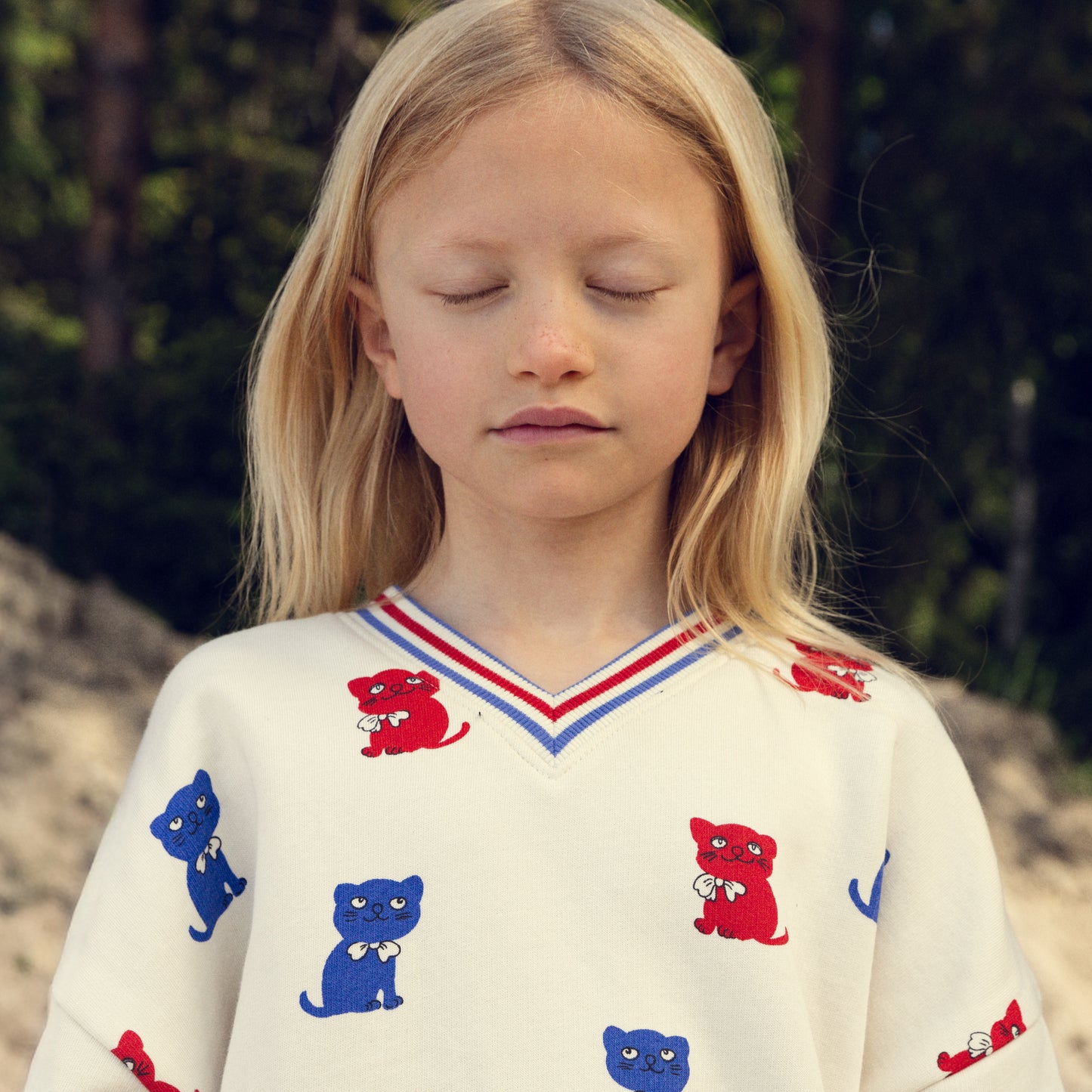 Mini Rodini Kittens Sweat Dress