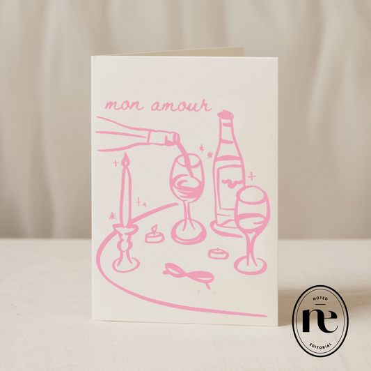 Mon Amour Greeting Card