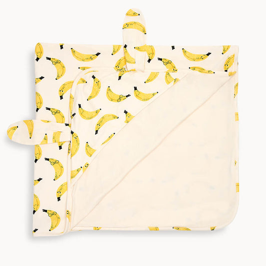 Banana Baby Blanket with Hood
