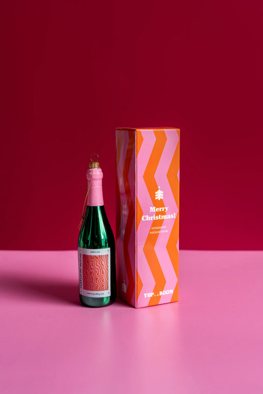 Natural Wine Christmas Ornament