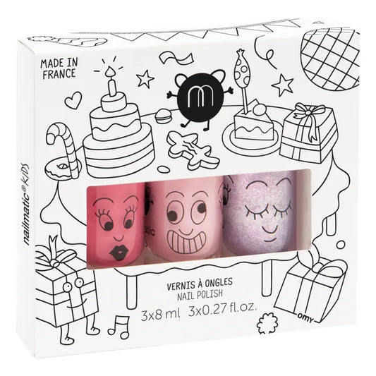 Nailmatic Nail Polish Set - Party - Cookie/Bella/Elliot